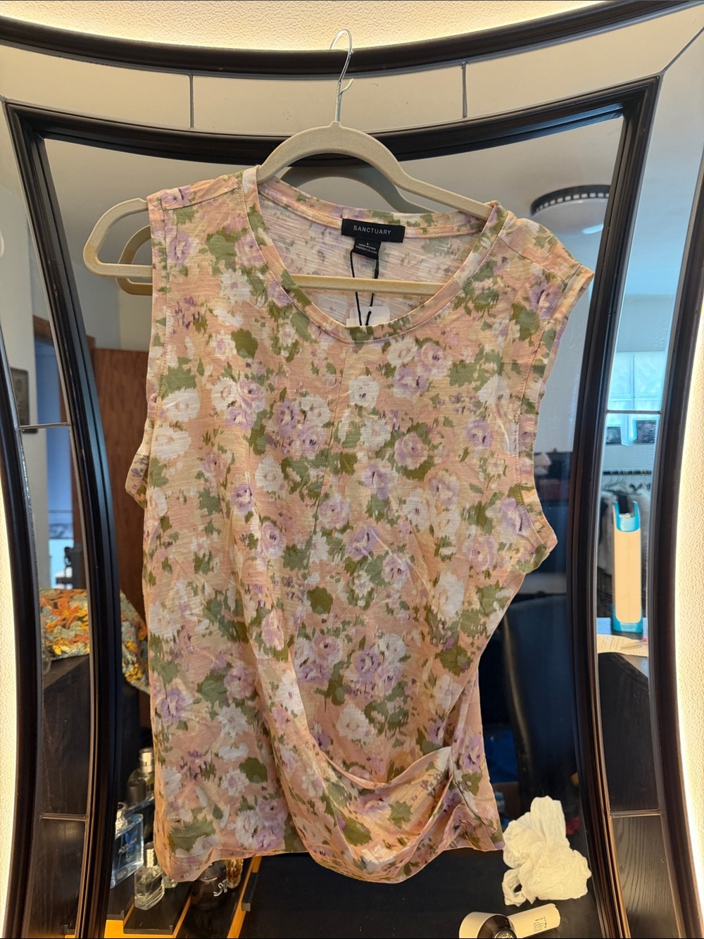 Sanctuary NWT Lightweight Floral Tank Top Women’s Large